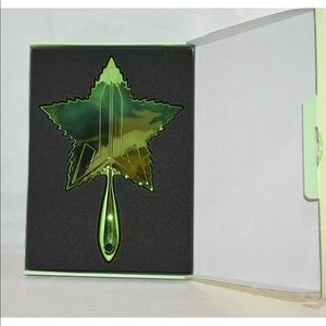 New in box Jeffree Star Chrome Green Leaf Hand Mirror